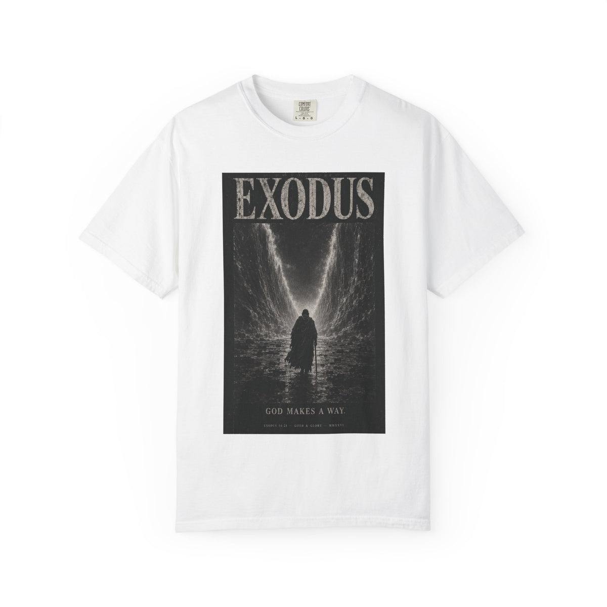 Exodus| Biblical scene, walking through waves