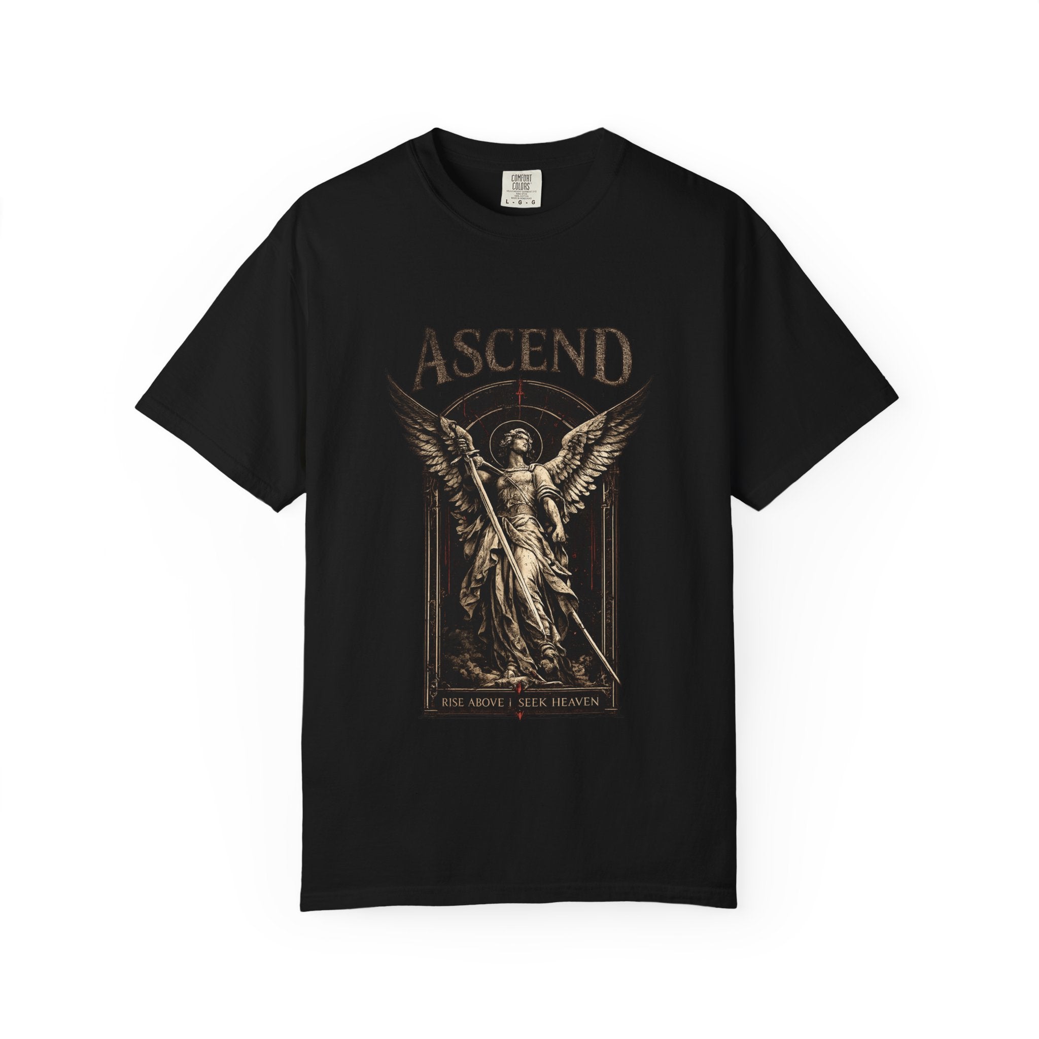 ASCEND Christian T-Shirt | Gothic Archangel Shirt