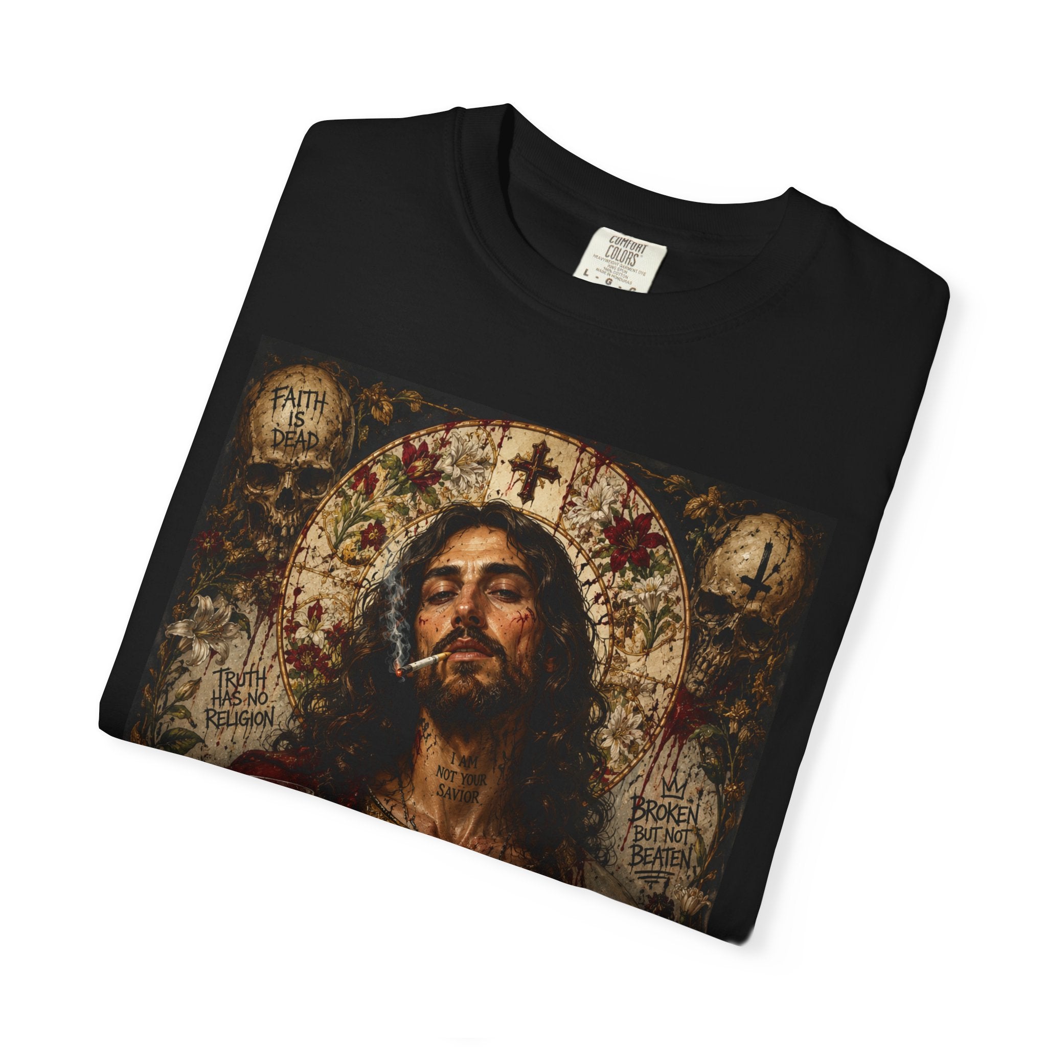 Sacred Jesus T-shirt | Vintage Religious Portrait