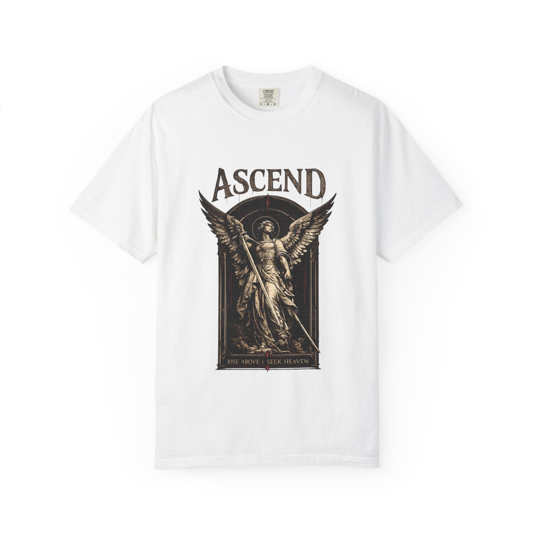 ASCEND Christian T-Shirt | Gothic Archangel Shirt