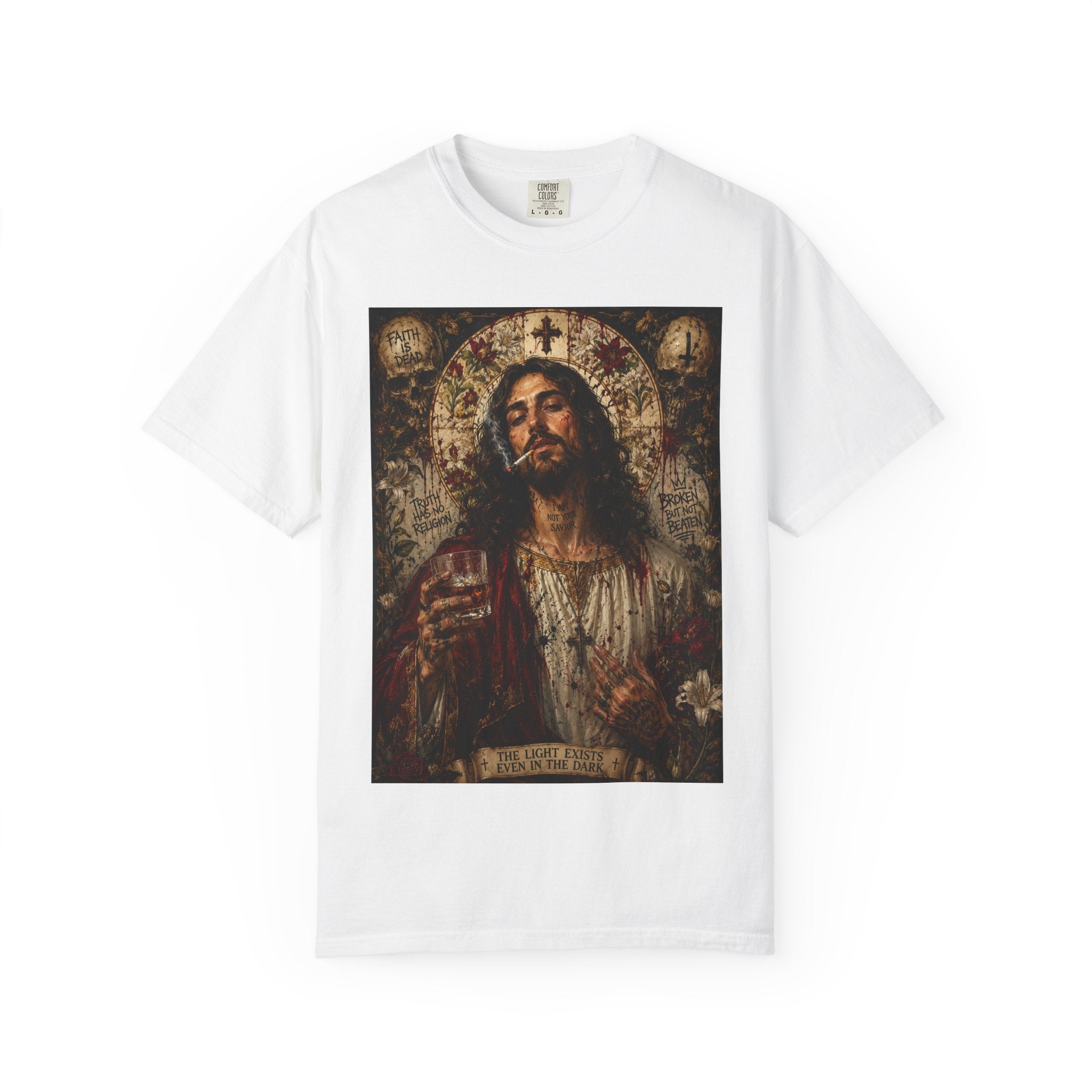 Sacred Jesus T-shirt | Vintage Religious Portrait